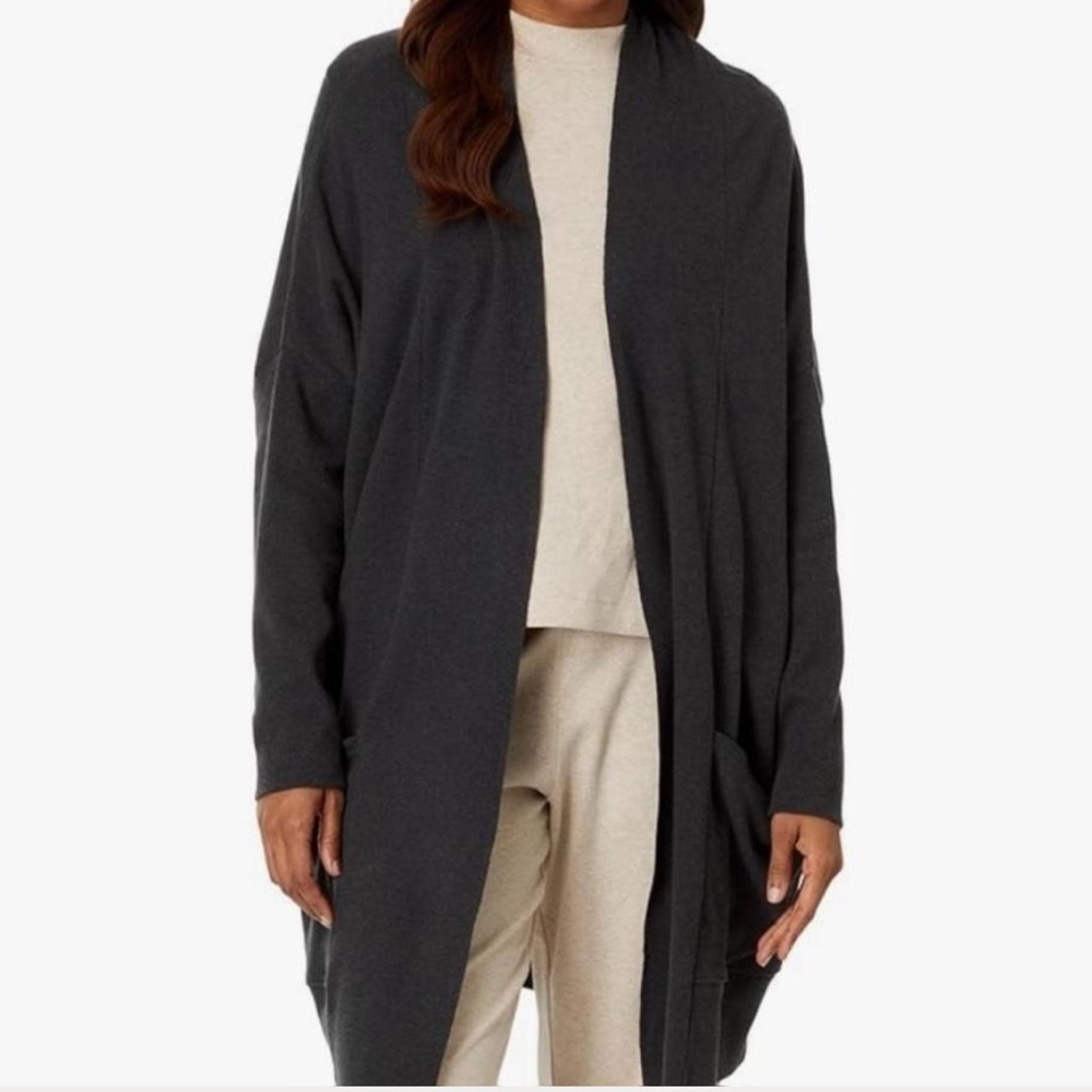 ‼️VGUC: Pact Organic Grey Cardigan Sweater - S/M